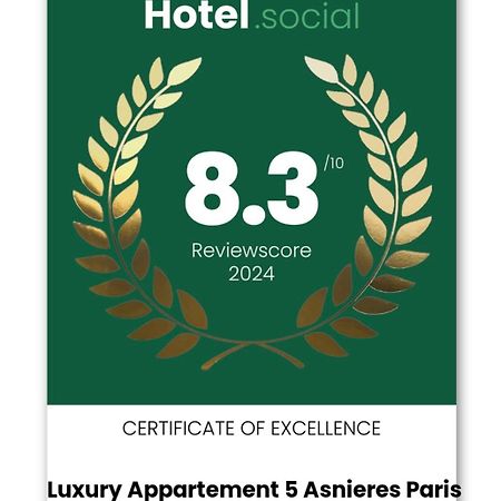 Luxury Appartement 5 Asnieres Paris Esterno foto