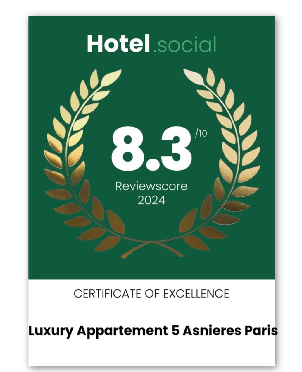 Luxury Appartement 5 Asnieres Paris Esterno foto